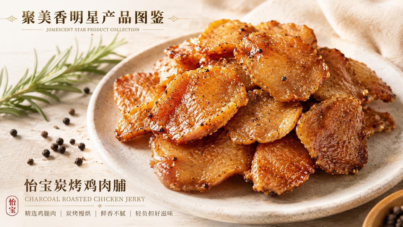 怡宝炭烤鸡肉脯